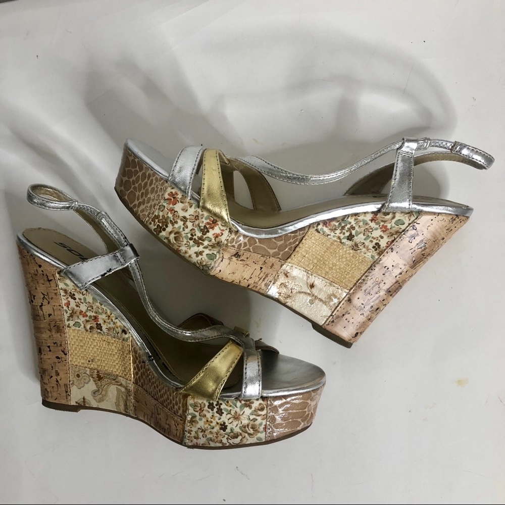 Soda Patchwork Cork Wedges